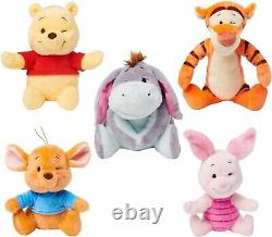 New Disney Parks Winnie the Pooh Winking Expressions Plush Gift Set New with Bo