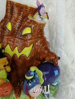 New Disney Winnie The Pooh & Friends Halloween Cookie Jar
