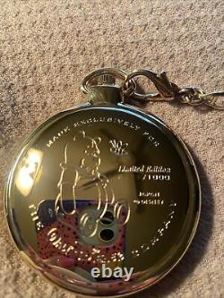 New Disney Winnie the Pooh Pocket Watch Collectors Limited Edition #533/1000