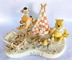 New Lenox Disney Limited Edition Camping On Honey Island Statue Large Figure