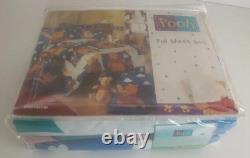 New Old Stock Winnie Pooh Full Sheet Set Friendship Cotton Blend Vintage Disney