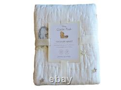 New Pottery Barn Baby Classic Pooh Toddler Quilt Winnie the Pooh 36 x 50