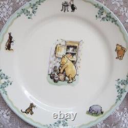 Noritake Disney Winnie the Pooh Classic Dish 4 Plate Piglet Tigger Rabbit JAPAN