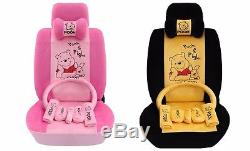 # ON SALE # Winnie the Pooh Car Seat Covers Cushion Accessories 18PCS