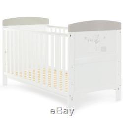 Obaby Disney Inspire Cot BedFrom Birth Baby to 4 Years Winnie the Pooh Hug Me