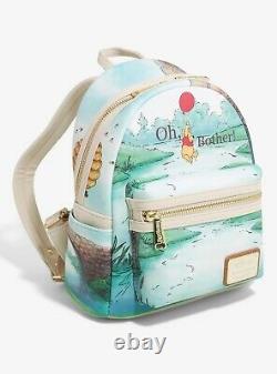 Official Loungefly Disney Winnie the Pooh Oh Bother Mini Backpack Bag Ne
