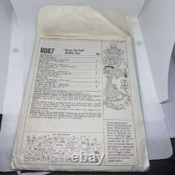 Original 1965 RARE Winnie The Pooh Plush Sewing Pattern McCall 8087 Tigger UNCUT