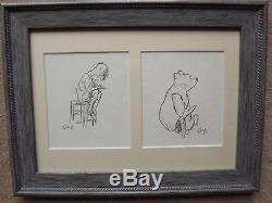 Original Pen & Ink Drawings By E. H. Shepard Winnie The Pooh / Christopher Robin