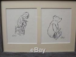 Original Pen & Ink Drawings By E. H. Shepard Winnie The Pooh / Christopher Robin