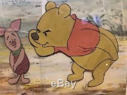 Original Production Cel Painting Used in Walt Disney Winnie the Pooh Piglet