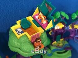 POLLY POCKET Winnie The Pooh 100 Acre Wood Play Set 100% Complete
