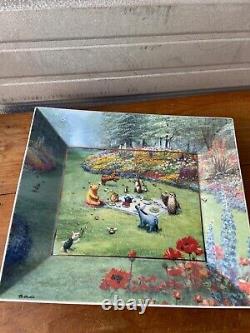 Peter Ellenshaw Goebel Winnie The Pooh Seasons Dish Summer Grand Afternoon 14x12