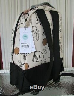 Petunia Pickle Bottom Disney Winne the Pooh Friends Axis Backpack Diaper Bag NWT