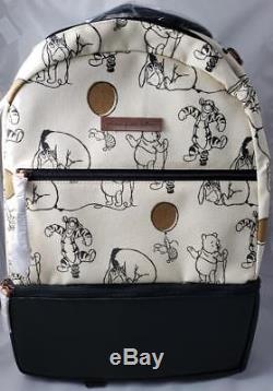 Petunia Pickle Bottom Disney Winnie The Pooh Sketch Axis Backpack Diaper Bag