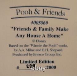 Pooh & Friends Friends & Family Make Any House A Home Figurine, LE 229/2,000
