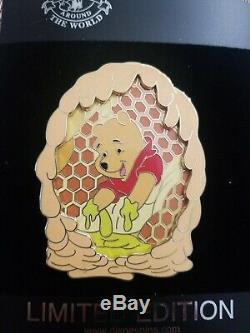 Pooh Jumbo Honeycomb Disney Shopping Le Pin Mint Vhtf Rare Grail