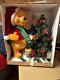 Pooh Piglet With Christmas Tree Figurine Telco 15763