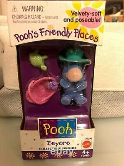 Pooh's Friendly Places Collectible Friends 1999 Pooh, Piglet, Eeyore, Tigger