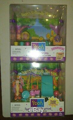 Pooh's Friendly Places Disney Mattel 14 sets MIB Winnie Eeyore Tigger Piglet