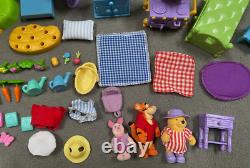 Poohs Friendly Places Lot Delightful Days Tree House Garden Kitchen & More 1999