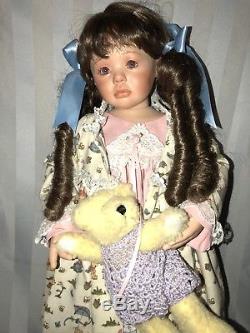 Porcelain Doll Donna Rubert Sweet Pouting Bailey Winnie the Pooh 1992 OOAK