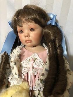 Porcelain Doll Donna Rubert Sweet Pouting Bailey Winnie the Pooh 1992 OOAK
