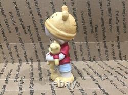 Precious Moments-Disney-Girl withPooh Ears withWinnie the Pooh Doll Rare