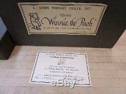 R. JOHN WRIGHT WINNIE THE POOH 1987 LIFE SIZE with Box