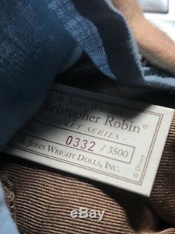 R. John Wright Christopher Robin 12 doll pocket series Winnie the Pooh 332/3500