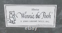 R. John Wright Dolls / Walt Disney Co. Jointed Mohair Winnie The Pooh Bear 18