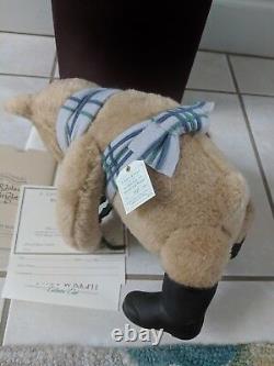 R John Wright Holiday Winnie The Pooh Doll 727/1000 SIGNED CHRISTOPHER ROBIN