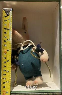 R John Wright Piglet Winnie The Pooh With Violets Piglet Limited Edition Rare