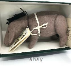 R John Wright Pocket Pooh Eeyore Piglet Tigger Set 4 Matched LE3500 1990s Mohair