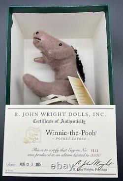 R John Wright Pocket Winnie the Pooh Series, Lot of 8 Characters, LE #1513/3500