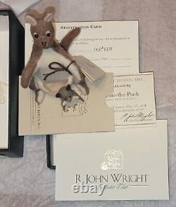 R John Wright Pooh Pocket Series #0838/3500 WithCOA