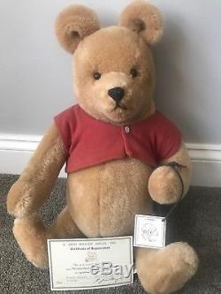 R. John Wright Winnie The Pooh Bear Life-size 19 EXCELLENT WithTAGS NO BOX NO RES