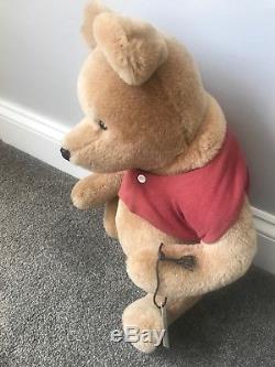 R. John Wright Winnie The Pooh Bear Life-size 19 EXCELLENT WithTAGS NO BOX NO RES
