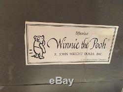 R. John Wright Winnie The Pooh Bear WithTAG & BOX Limited Edition 119/2500
