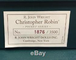 R John Wright Winnie-the-Pooh Pocket Series & Backdrop, 8 Pc. Set, Limited Edition