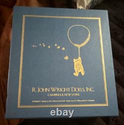 R. John Wright Winnie-the-Pooh Pooh's Blue Balloon Limited Ed Doll #470 of 500