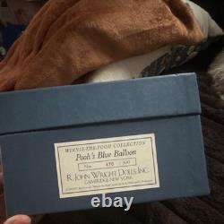 R. John Wright Winnie-the-Pooh Pooh's Blue Balloon Limited Ed Doll #470 of 500