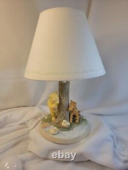 RARE Classic Pooh Vintage Disney Michel & Co Lamp with Tigger 14 with Shade