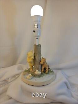 RARE Classic Pooh Vintage Disney Michel & Co Lamp with Tigger 14 with Shade