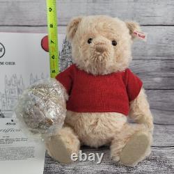 RARE D23 2024 Winnie The Pooh Christopher Robin Steiff Doll Plush- LE 98 Made