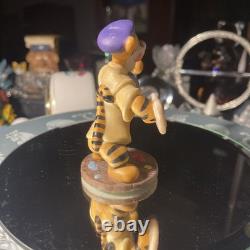 RARE Disney Tigger Artist Painter Winnie The Pooh Works Figurine Beret Hat