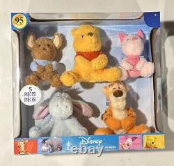 RARE! Disney Winnie the Pooh 95th Anniversary Deluxe Collector Set, 5-Piece Set