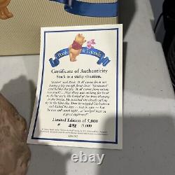 RARE Enesco Pooh and Friends Stuck in a Sticky Situation Limited Edition A3814