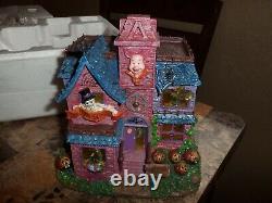 RARE LIGHTED HAWTHORNE VILLAGE (Piglet's Not So Haunted Mansion) NIB with COA