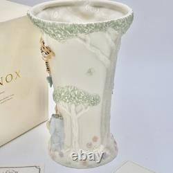 RARE Lenox Disney Pooh Collection Most Adventurous Day Vase 24k Gold Accent MINT