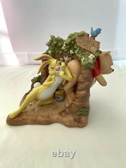 RARE NIB Enesco Pooh and Friends Stuck in a Sticky Situation Figure Rabbit A3814